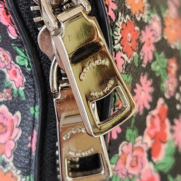 Euc Coach Sierra Posey Floral Multi-Colored Handbag - Picture 7 of 14